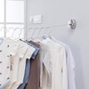BORDSTRACT Retractable Clothesline 2.8m/9ft Stainless Steel Extendable Clothesline for Shower