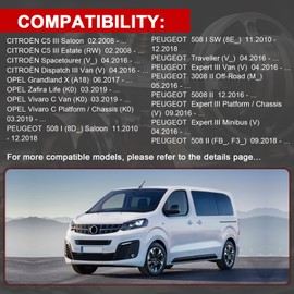 Flydida Lambda Sensor Nox Sensor 1.6 BlueHDI 2.0 Blue HDI Lambda Sensor Suitable for Berlingo C3 C4 C5 DS4 308 3008 5008 MK2 Partner Expert Car Accessory Part # 9821121180 A2C12511100 4051100 810003