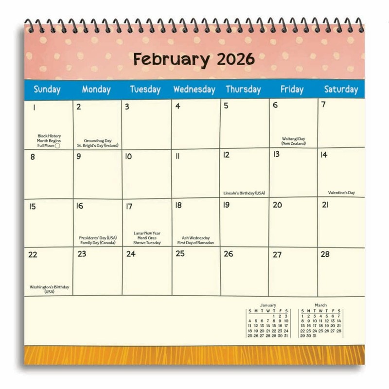 Blue Mountain Arts 2026 Wall Calendar — The Truth About