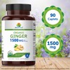 Brieofood Organic Ginger 1500mg, 45 Servings, Vegetarian, Gluten Free, 90