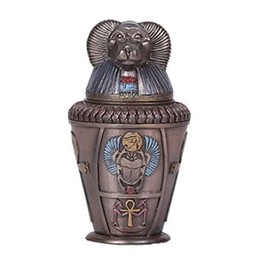 Ancient Egyptian Reproduction Canopic Jar With Nile Diety Hapi