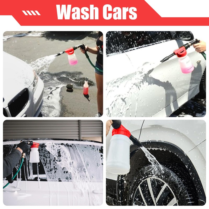 Car Wash Foam Gun, Car Wash Sprayer with Adjustable Foam