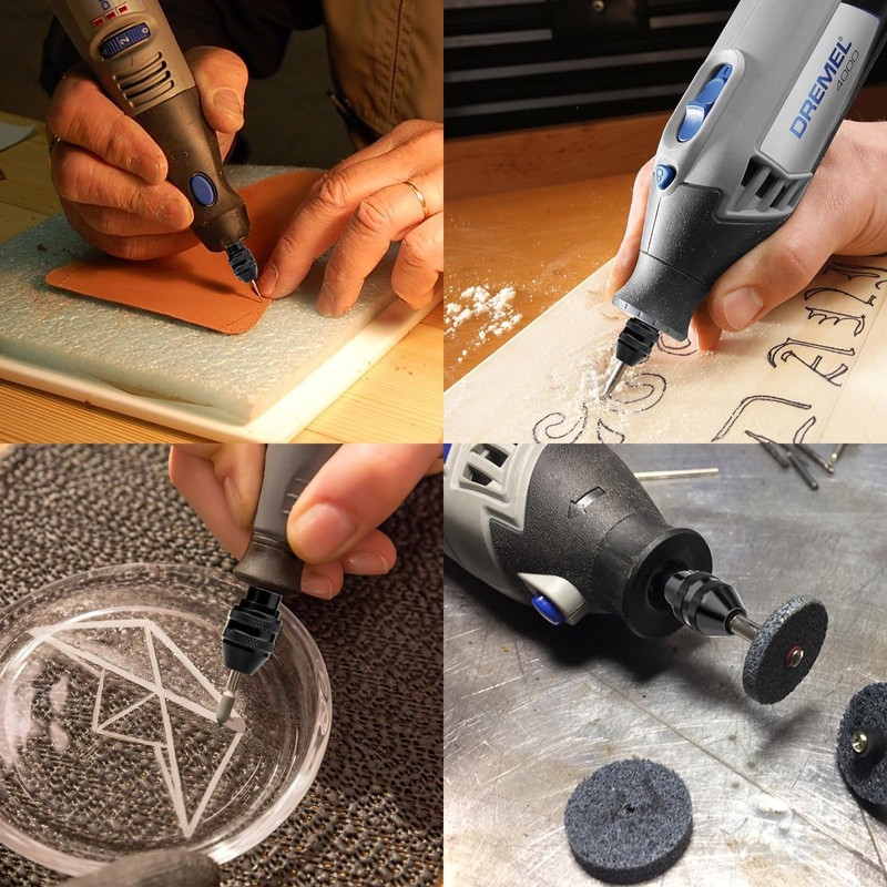 Pyroclasia 4 Pieces 4486 Drill Chuck for Dremel Chuck for