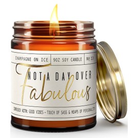 37th Birthday Gifts for Women - 'Limited Edition 1988' Soy Candle, w/Champagne on Ice I 37 Birthday Gifts for Women I 37th Gift for Her Ideas I 9oz Reusable Jar, 50Hr Burn, Made in USA