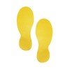 Floor Marking Foot Shape Yellow 5 Pairs