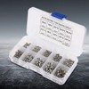 240pcs M2 M2.5 M3 Stainless Steel Hex Socket Screws with