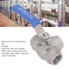 3 Way Ball Valve L Type 304 Stainless Steel Ball