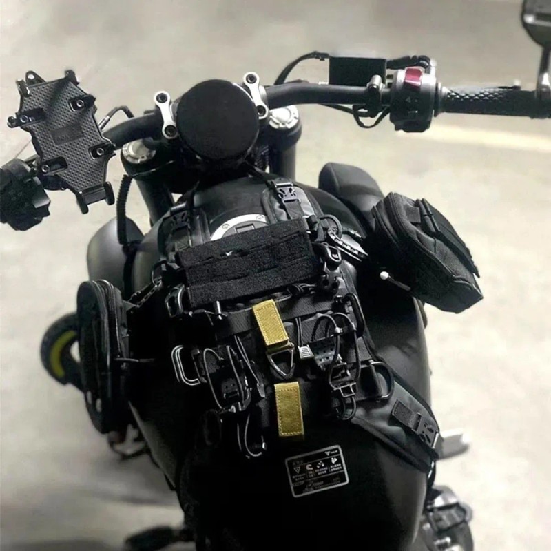 Chaleco Tanque De Motocicleta Con Varios Accesorios