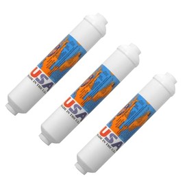 IPW Industries Inc-Omnipure - (K2528-BB) - 10" x 2" T40 GAC Coconut Carbon Inline Filter 1/4" NPT 3 Pack