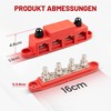 RED WOLF 250A Busbar Distribution Block 12V-48V DC, Distribution Rail