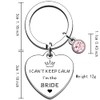 JMIMO Bride Gifts Bride Keyring Wedding Keepsake I Can't Keep