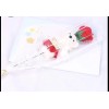 Flowers 3 Pcs Artificial Rose Gift Bear Bouquet For Any