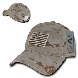 Rapiddominance A03-1TSA-DES Relaxed Graphic Cap, Tonal Flag, Desert, Desert Digital