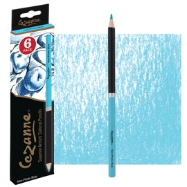 Cezanne Creative Mark Premium Colored Pencils Non-Photo Blue 12 Pack - Highly-Pigmented Drawing Pencils - Coloring Pencils for Drawing, Blueprints, Sketching, and More