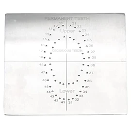 VISION TEK MED Rubber Template for Hole Punching Dental Punch Endodontics DN-2371