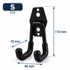 Heavy Duty Wall Mount Hook for Garage Storage – Iron