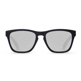 TAKE A SHOT Wooden Sunglasses Men's Polarised Mirrored Small Black Square UV-400 Sporty Men's Sunglasses Wood Rectangular, Walnut / silver mirrored polarised