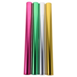 BESPORTBLE 4pcs Aluminum Alloy Relay - Sports Field Race Rods for Outdoor Running Race Student Relay Events, 30 * 2.7cm