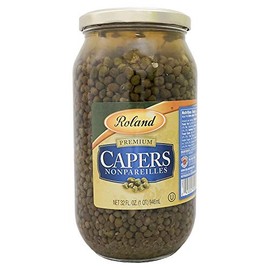 Roland Foods Nonpareille Capers, Specialty Imported Food, 32-Ounce Jar