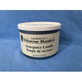 Ambria EMERGENCY CANDLES Lot of 3 NEW Camping, Blackouts, Survival - Lighthouse Ambria