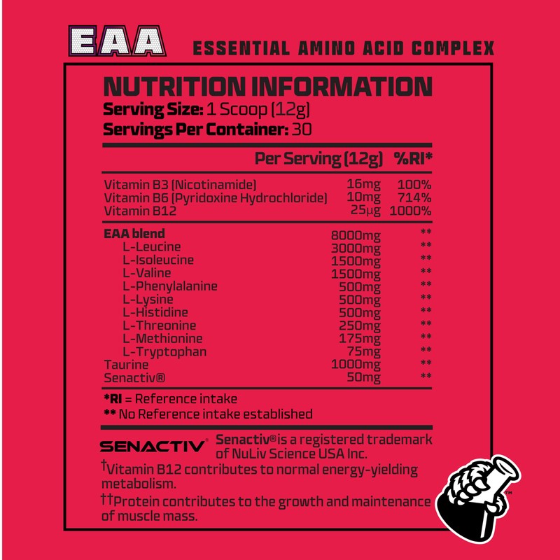 Beast Pharm Beast Pharm EAA Amino Acids, 30 Servings Enhanced