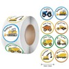 Construction Vehicle Reward Stickers, Trucks Excavators Tractors Sticker Label, for