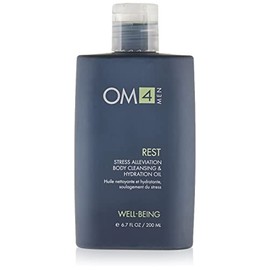 Organic Male OM4 Rest: Stress Alleviation Body Cleansing & Hydration Oil, 6.7 oz.