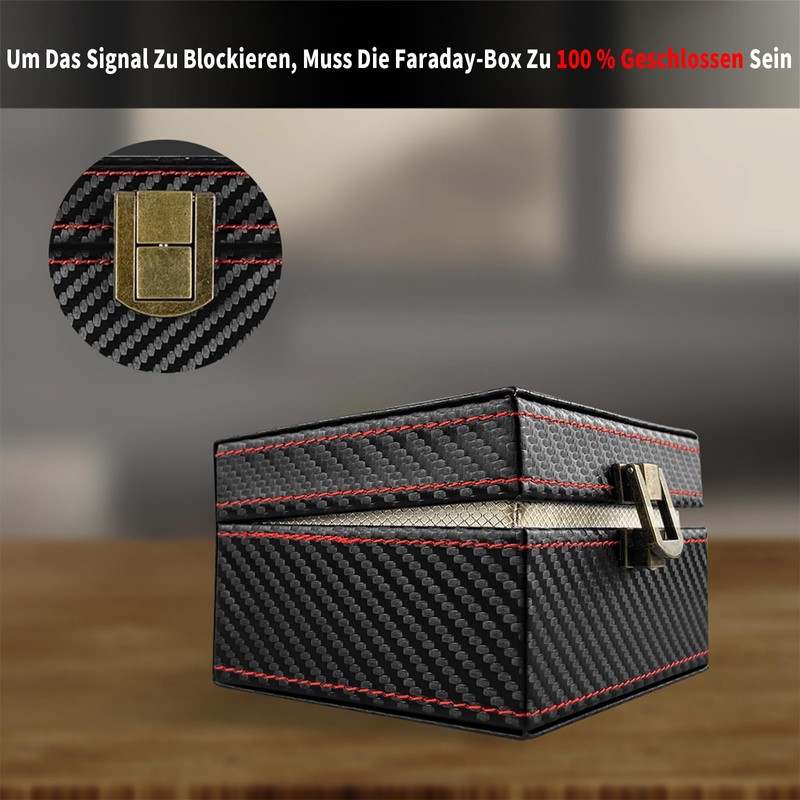 FOVNOT Faraday Box for Car Keys, Key Pendant Protection Signal
