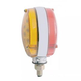 UAT Double Face Turn Signal (42 LED ) Amber /Red      SEMI-TRUCK FENDER