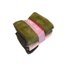 Kochblume Microfibre Cloth Colour Mix Set 4-8-12 | Microfibre Cloth Cleaning Cloth 30 x 30 cm | Absorbability up to 300 ml | Extra Absorbent Fibres | Colour Mix: Anthracite/Taupe/Olive-Dusky Pink