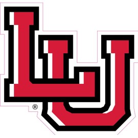 StickerTalk Lamar University LU Logo Vinyl Sticker, 5 inches by 4.75 inches