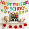 Happy First Day of School Banner – Pre-Strung Glitter Back