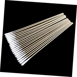 Baluue Multi-purpose Cotton Swabs Pcs Cm Long Single Head Australian Cotton Wooden Handle for Home and Travel