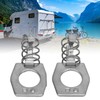 4 Pieces Water Heater Cam Lock Stainless Steel Door Cover
