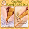5PCS Capybar Erasable Gel Pen,Capybar Retractable Pens,C/apybar Pens,Erasable Pen,Gel Pe/n