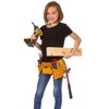 OFKP Children's Leather Tool Pouch, Kids Leather Working Tool Bag