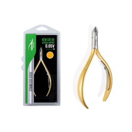 NGHIA Premium Cuticle Nipper - D-05V Jaw 14 (Stainless Steel) - Professional Nail Tools