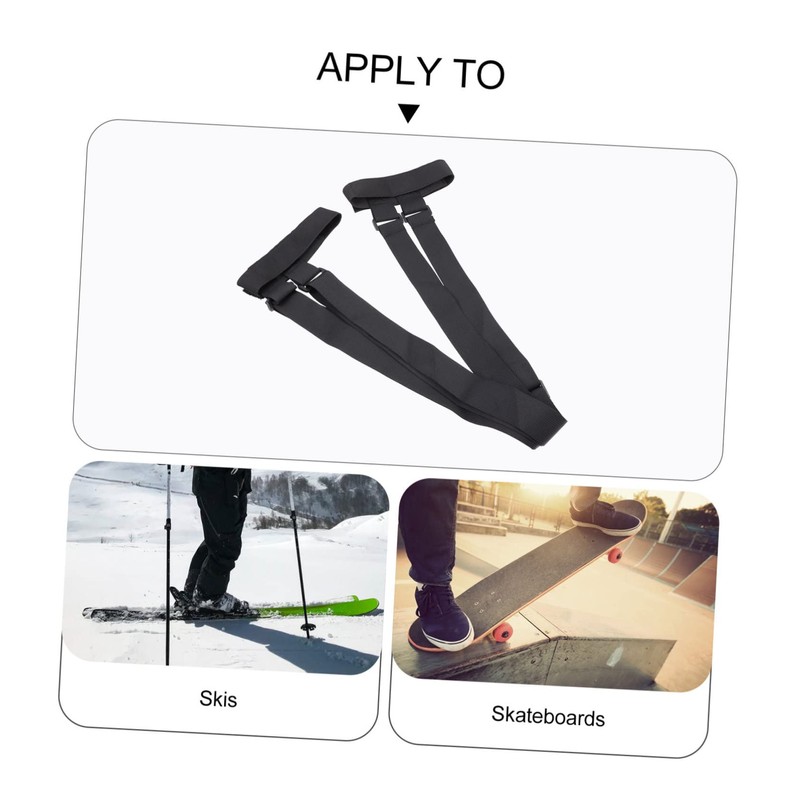 CAXUSD Snowboard Fixed Strap Comfortable Secure Carrying for Skis Snowboards