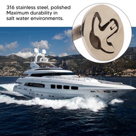 Leapiture Marine Slam Latch Hatch 61x57mm Boat Cam Latch Marine Flush Hatch Pull 316 Stainless Steel Silver Suitable for Yacht Hardware