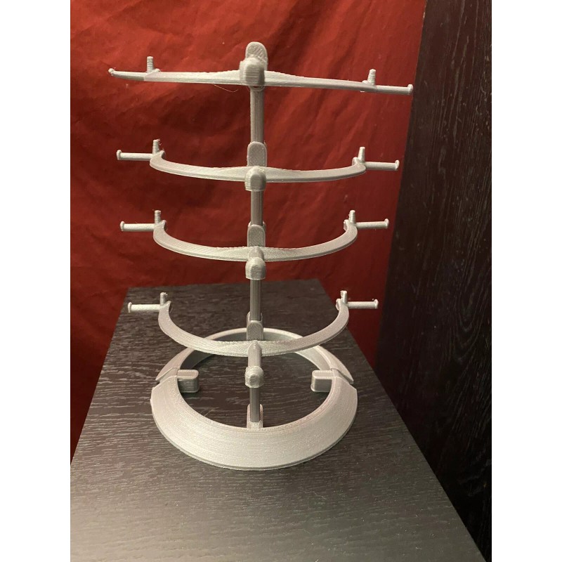 Oakley Sunglasses Holder Display Stand Gunmetal Grey Gray 4 Layers