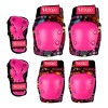 Kit Protecciones Adulto Rodilleras Coderas Muñequeras Iciqlo Rosa
