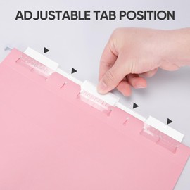 BALEINE Hanging File Folders, 32PK Letter Size Hanging File Folders with 1/5-Cut File Folder Tabs, Hanging Folders, File Folders for Filing Cabinet, File Boxes (32PK Combo)