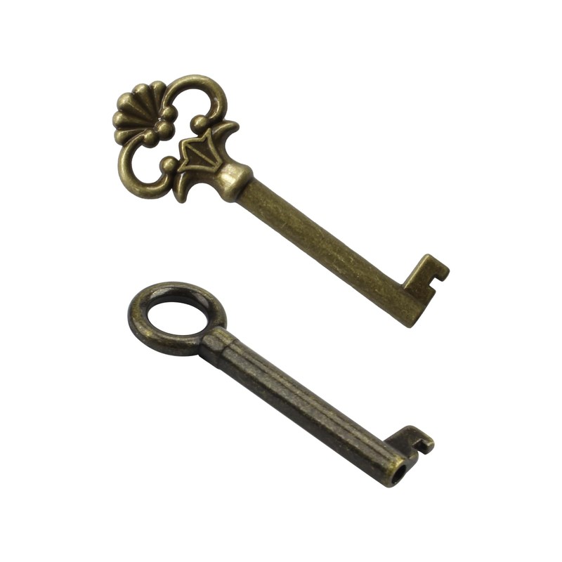 VIDABTE KY-5 KY-13 Hollow Barrel Skeleton Key for Antique Vintage