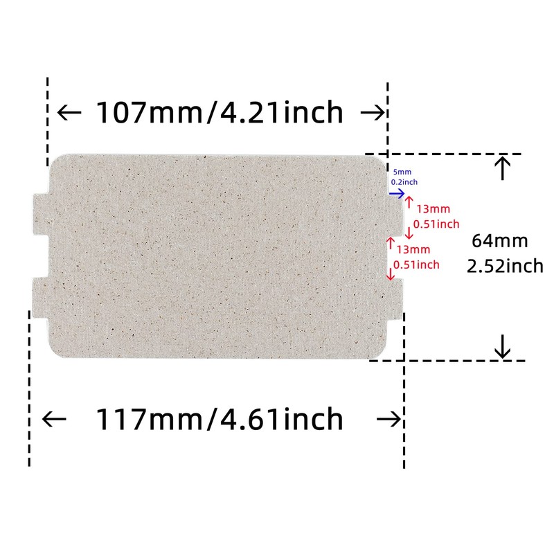 BOJACK Microwave Waveguide Cover Cutable Mica Board for microwave 117