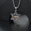 MEIDERBO Star Of David Necklace 925 Sterling Silver Jewish Star