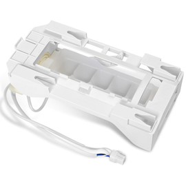 Upgraded 243297609 243297613 Ice Maker Replacement Refrigerator Ice Makers Fits for Frigidaire Ice Maker 243297613, for Electrolux Ice Maker Replacement Parts, Replaces 243297606 Ice Maker, 6-Pin