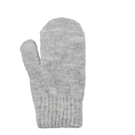 Barts Witzia 4543 Knitted Mittens Heather Grey 02, heather grey