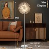 BesLowe 69'' Crystal Floor Lamp for Living Room, Modern Standing