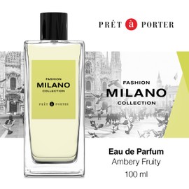 Pret à Porter City Collection Milan Eau de Parfum 3.4 fl oz (Pack of 1), Notes of Bergamot, Orange, and Vanilla, Women's Fragrance, Long Lasting, Everyday Fragrance, Travel Size