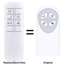 ZWP Replacement Remote Control for Holmes Blizzard Fan 185740-000-000 HAPF624R HAPF624R-UC